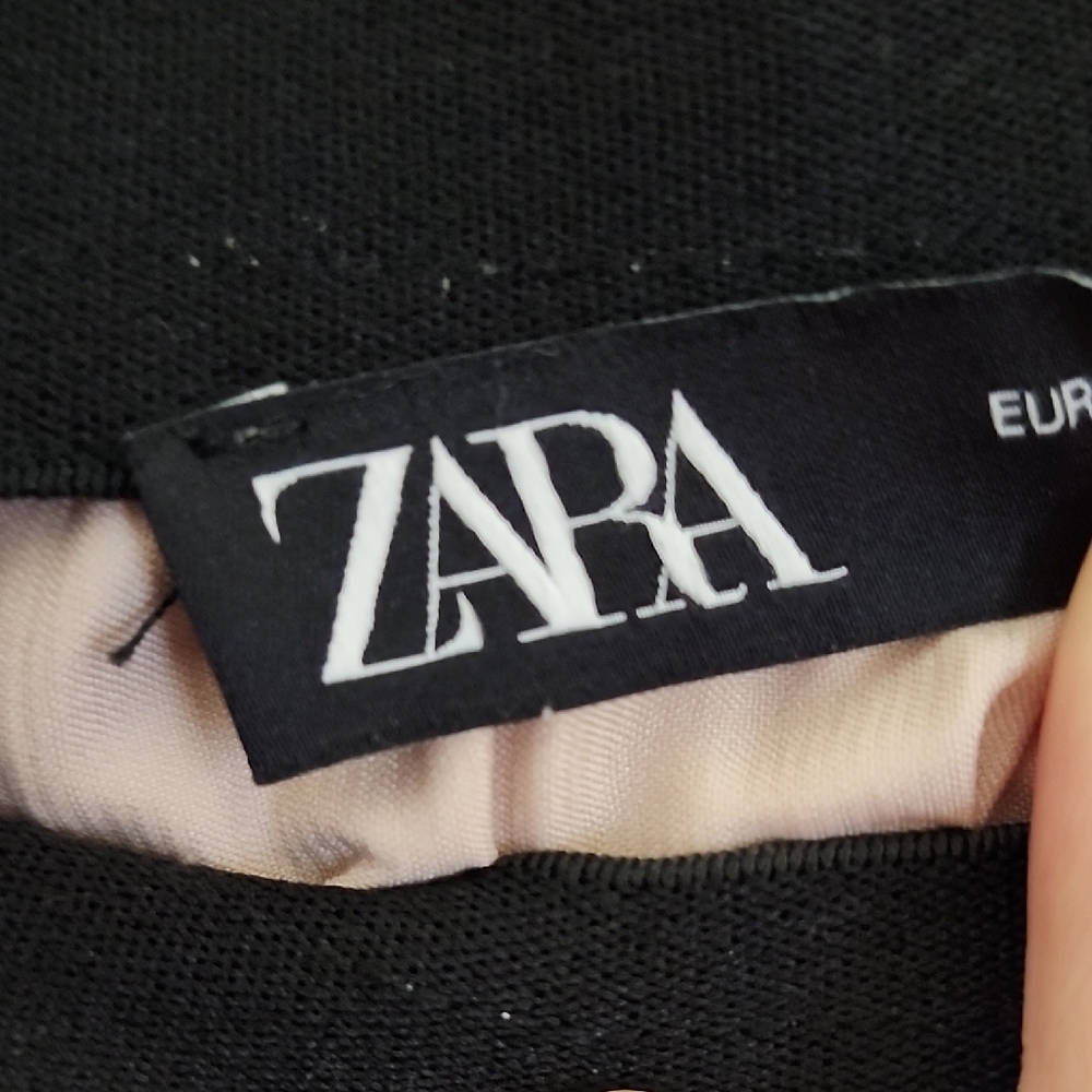 Zara Gold Midi Pleated Skirt for Cocktail - Picture 2 of 9